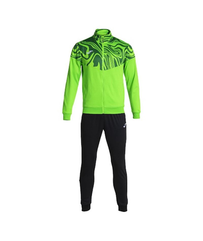 Survêtement Joma HommeEnfant Lion II / Vert fluo Noir