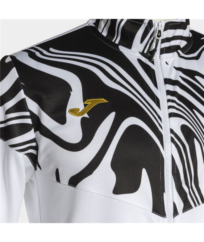 Chándal Joma Lion II Hombre/Niño Blanco Negro