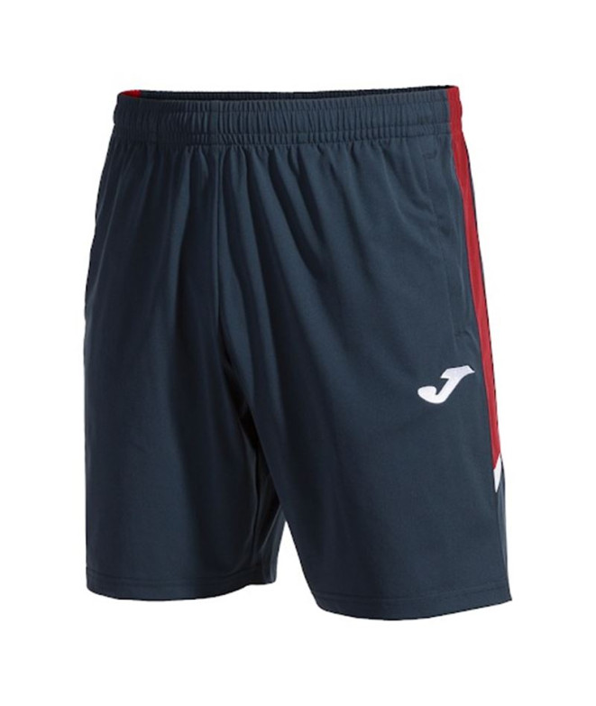 Short de Fútbol Joma Montreal II Hombre/Niño Marino Rojo