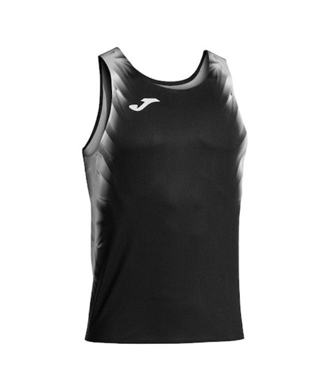 Camiseta Running Joma Homem de Elite XI Braces Preto Branco