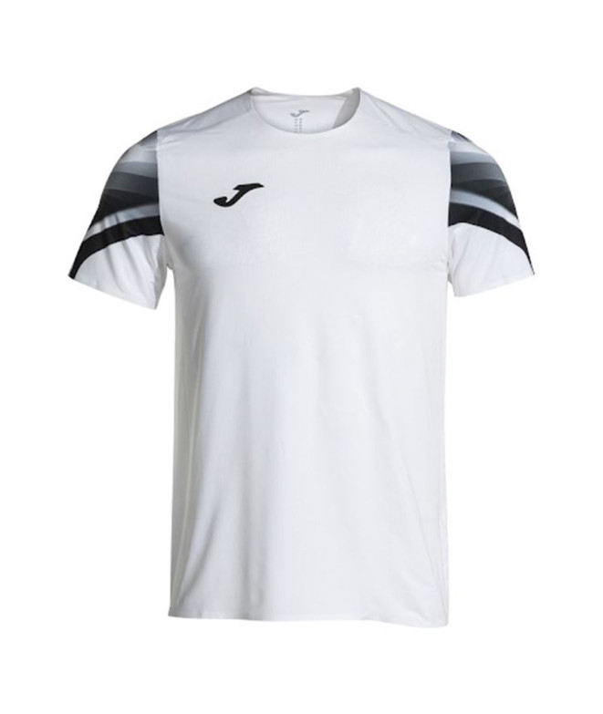 Camiseta de Running Joma Elite XI Manga Corta Hombre Blanco Negro
