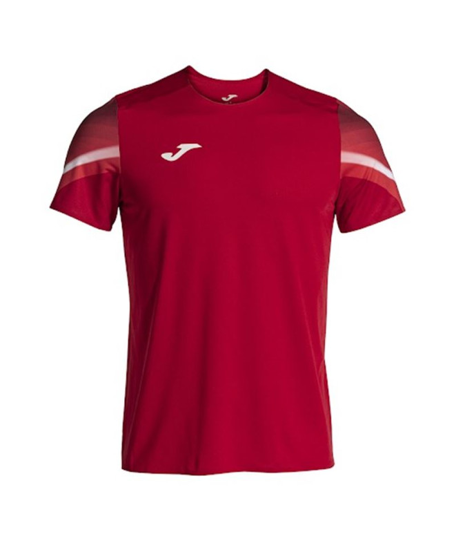 Camiseta de Running Joma Elite XI Manga Corta Hombre Rojo Blanco