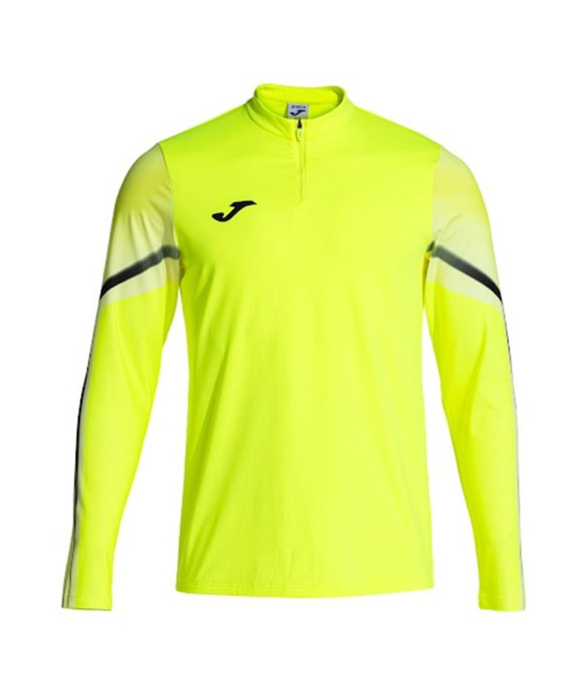 Sudadera de Running Joma Elite XI Hombre Amarillo Flúor Negro