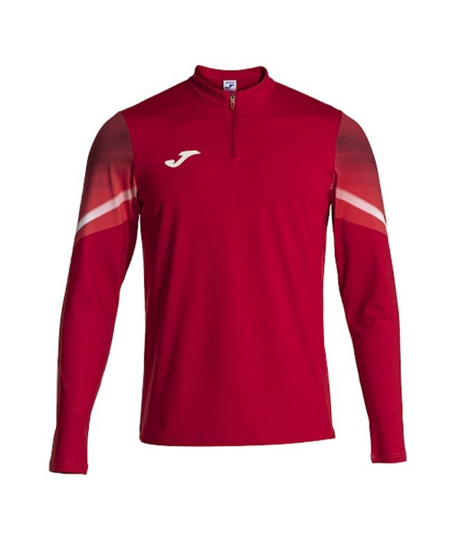 Moletom Running Joma Homem de Elite XI Branco Vermelho