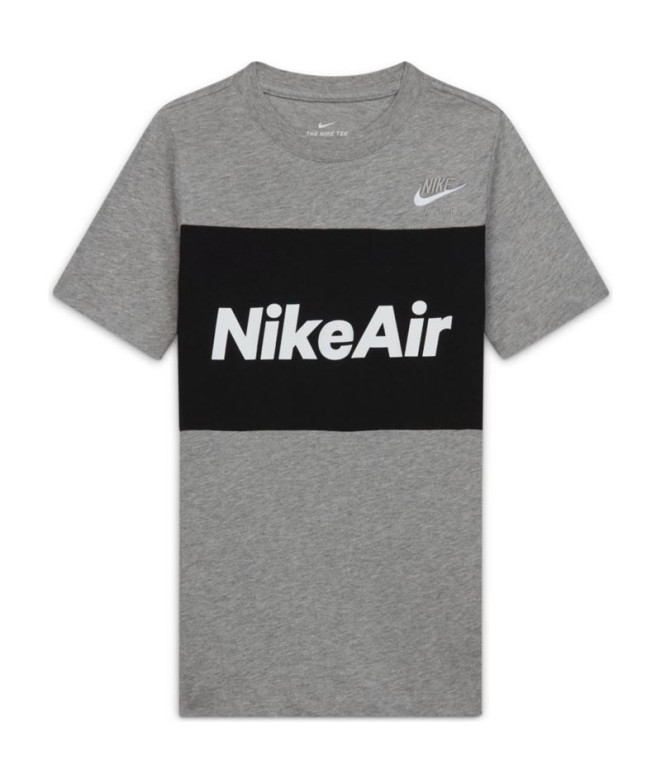 T-shirt Nike Air Cinzento/Preto Rapaz