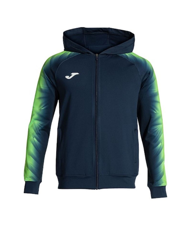 Chaqueta Joma Elite XI Hombre/Niño Marino Verde Flúor