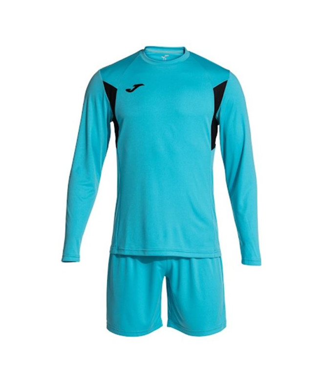 Conjunto Futebol Joma HomemMenino de Winner Gk / Turquesa Fluorine Preto