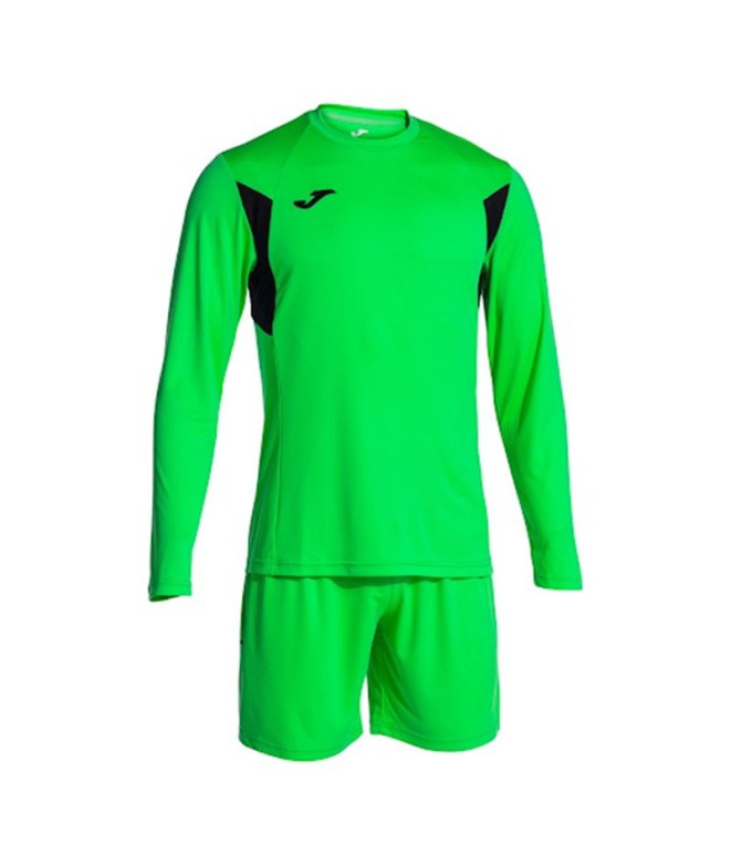 Conjunto Futebol Joma HomemMenino de Winner Gk / Verde Fluorine Preto