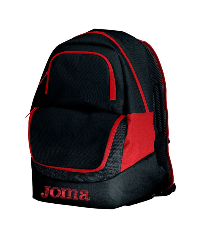 Mochila Diamond II - Preto Vermelho