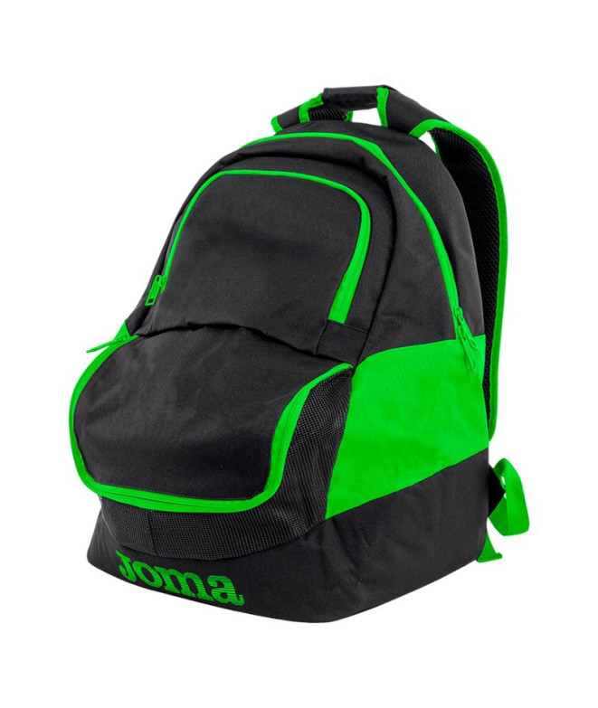 Mochila Diamante II Preto-Fluor Verde