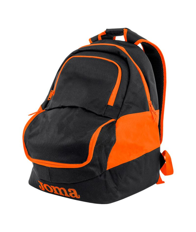 Mochila Diamante II Preto-Laranja