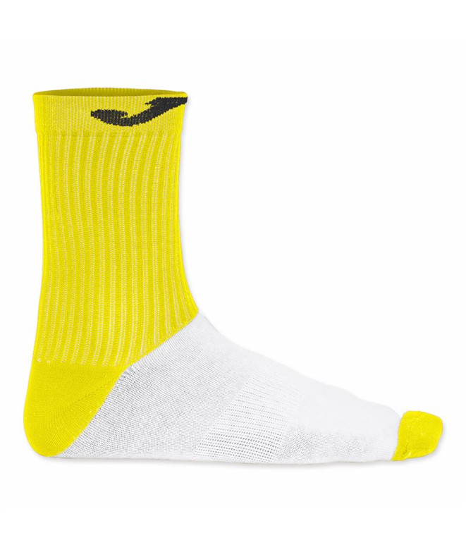 Calcetin Joma Pie Algodon Amarillo-Negro