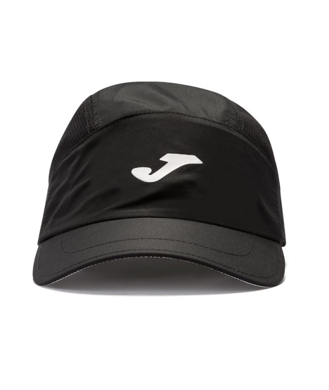 Gorra Running Joma Night Hombre Negro Blanco