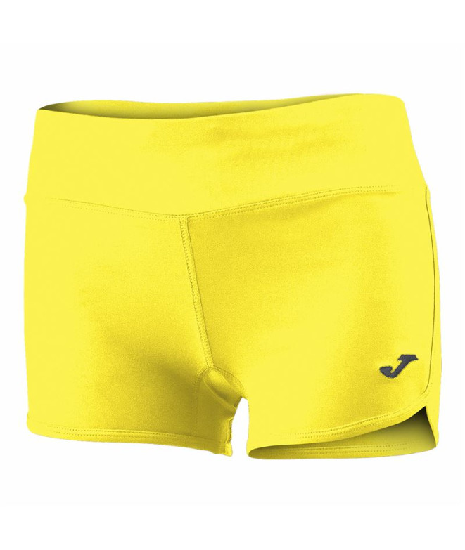 Running Mulher Menina Curto de Stella II / Amarelo