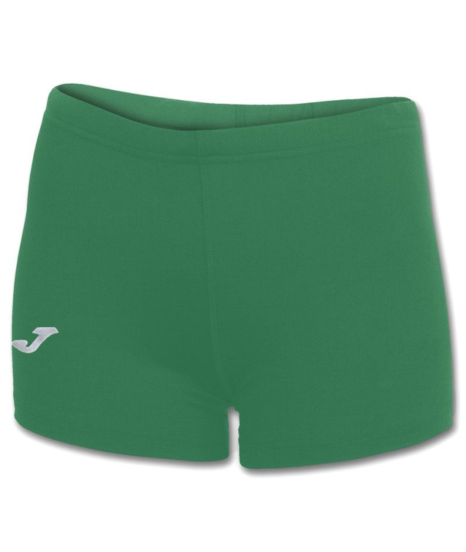 Bermuda Football Joma Femme Chauffage en lycra vert