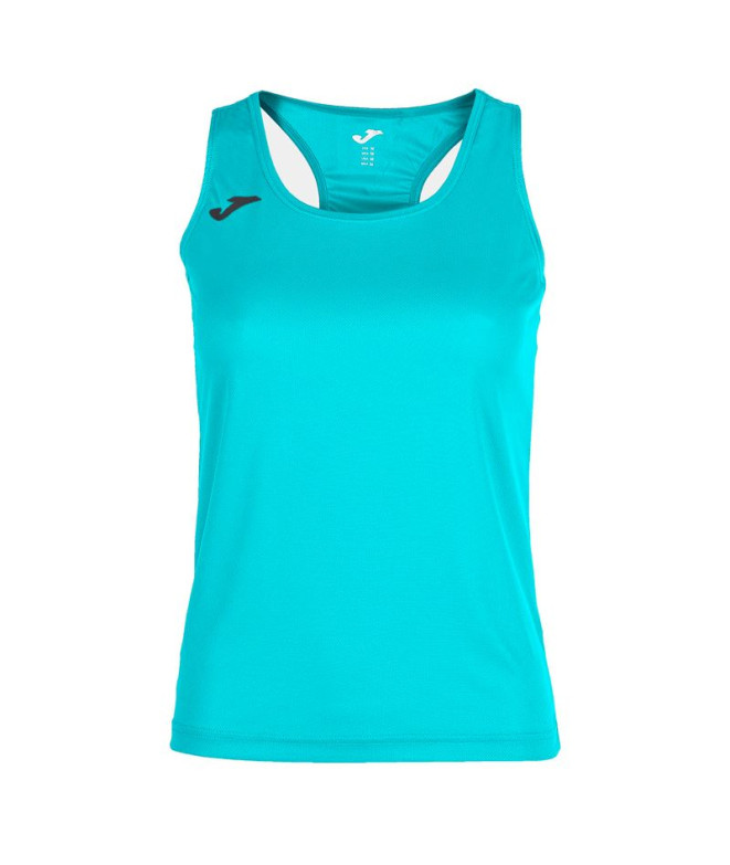 Camiseta Running Joma Mulher Menina de Aparelho Siena II / Turquesa