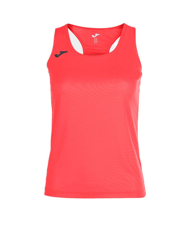 Camiseta Running Joma Mulher Menina de Suspensórios Siena II / Farinha Coral