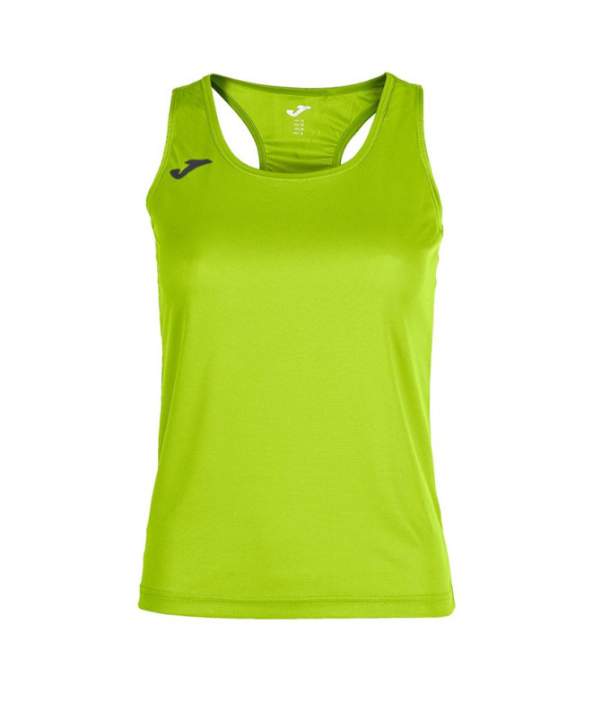 Camiseta Running Joma Mulher Menina de Suspensórios Siena II / Verde