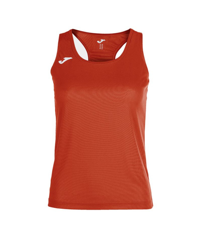 T-shirt Running Joma Femme Fille de Siena II Bretelles / Rouge