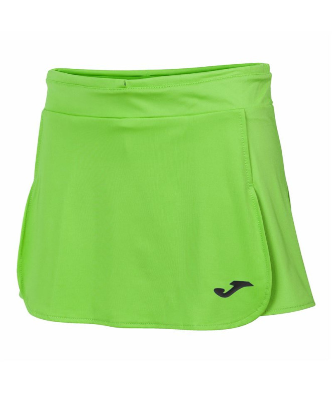 Falda de Pádel para Tenis Joma Open II Mujer / Niña Verde Fluor