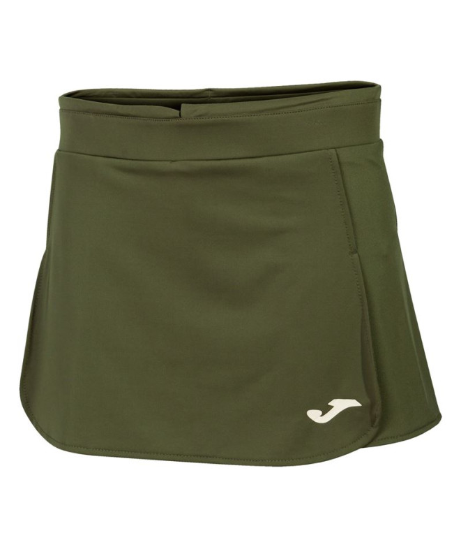 Jupe Pádel Tennis Joma Femme Fille de à Open II / Khaki