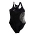 Fato de banho Natação Joma Mulher Menina para Lake II / Preto e branco