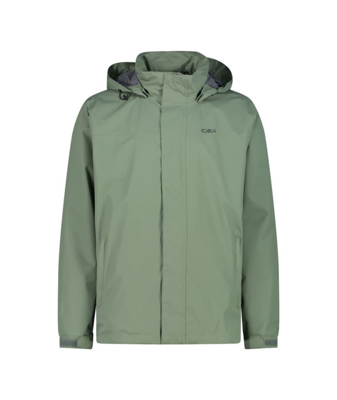 Chubasquero Montanha by Cmp Jacket SnapHood Verde Homem