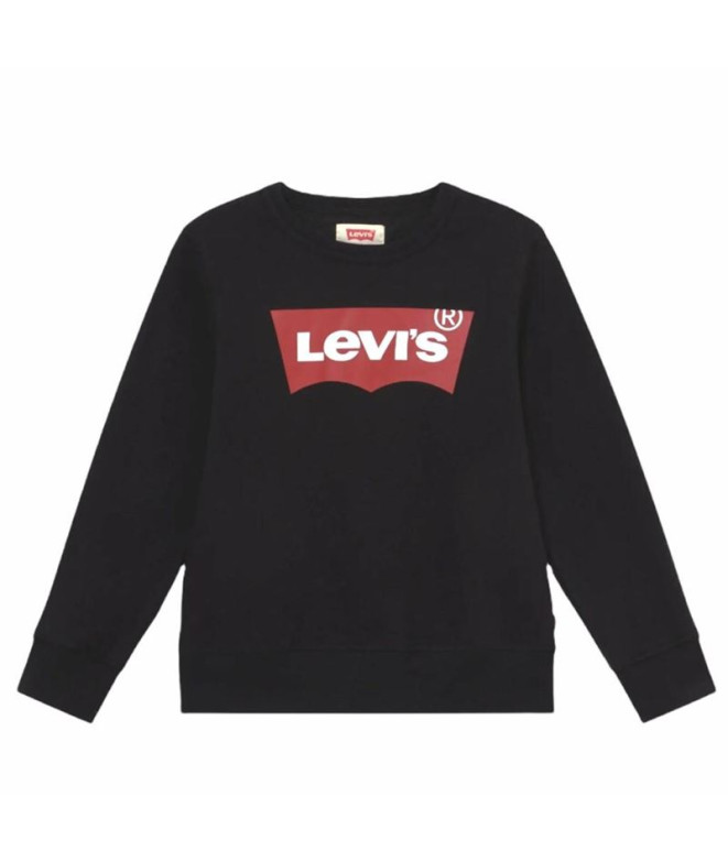 Camiseta Levis Infantil Lvb-L/S Batwing Preto