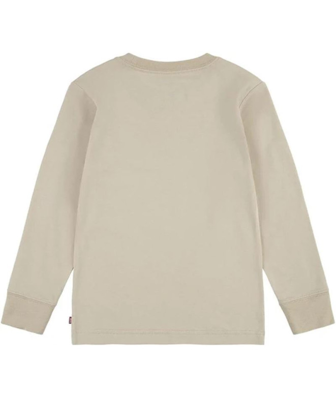 Camiseta Levis Infantil Lvb L/S Batwing Tan
