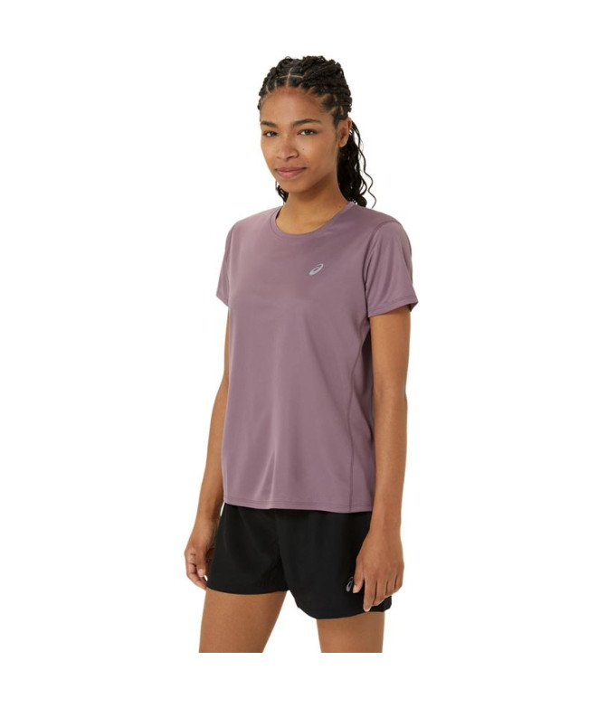 Camiseta Running Top Mulher por ASICS Core Ss Rosa