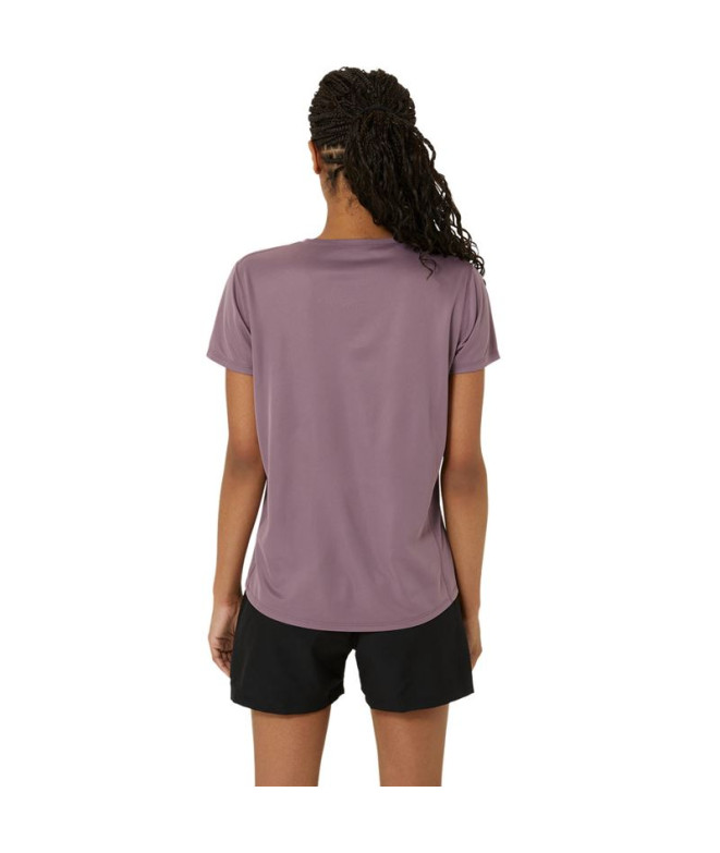 Camiseta Running Top Mulher por ASICS Core Ss Rosa