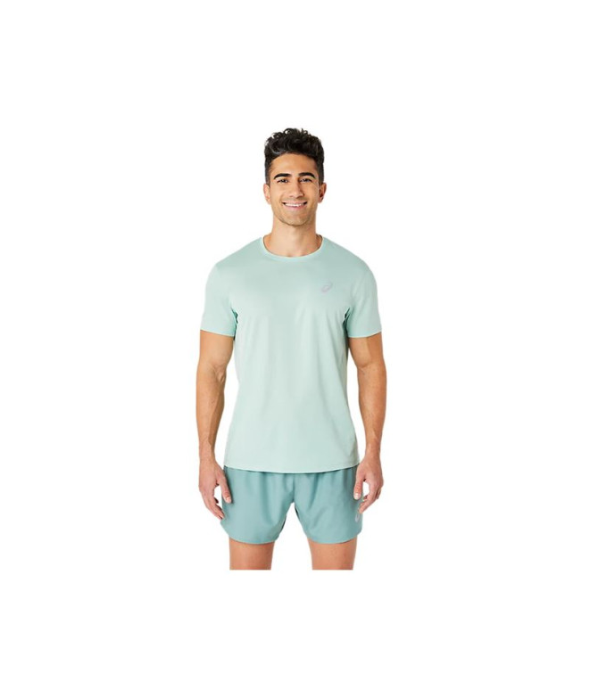 Camiseta Running Top Homem de ASICS Core Ss Green