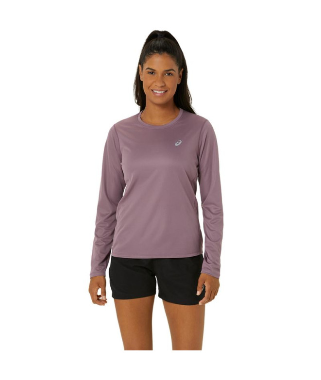 Camiseta de Running ASICS Core Ls Top Mujer Rosa