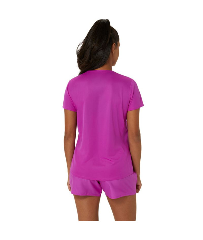 Camiseta Running Top Mulher por ASICS Core Ss Rosa
