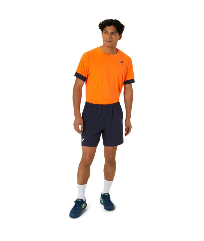 Camiseta Tênis Court Top Homem por ASICS Ss Orange