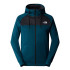 Moletom The North Face Reaxion Fleece F/Z Azul Homem