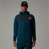 Moletom The North Face Reaxion Fleece F/Z Azul Homem