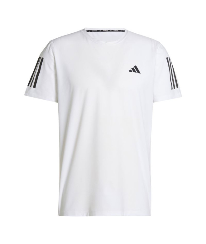 Camiseta de Running adidas Own the run Hombre Blanco