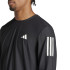 Camiseta Running adidas Homem de Own the run Manga comprida preta