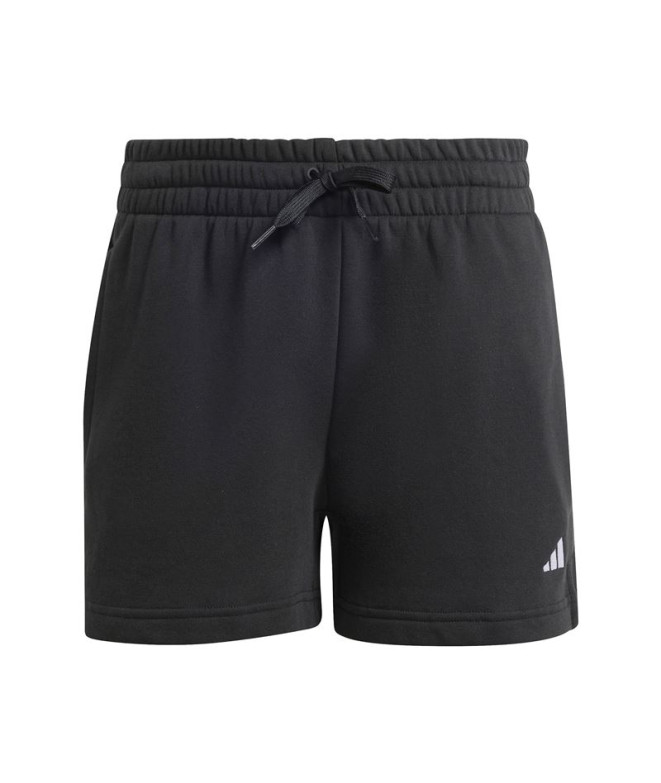 Calça adidas Mulher Calções de lã com logótipo pequeno Essentials Preto