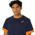 Camiseta Tênis Court Top Homem por ASICS Ss Dark Blue