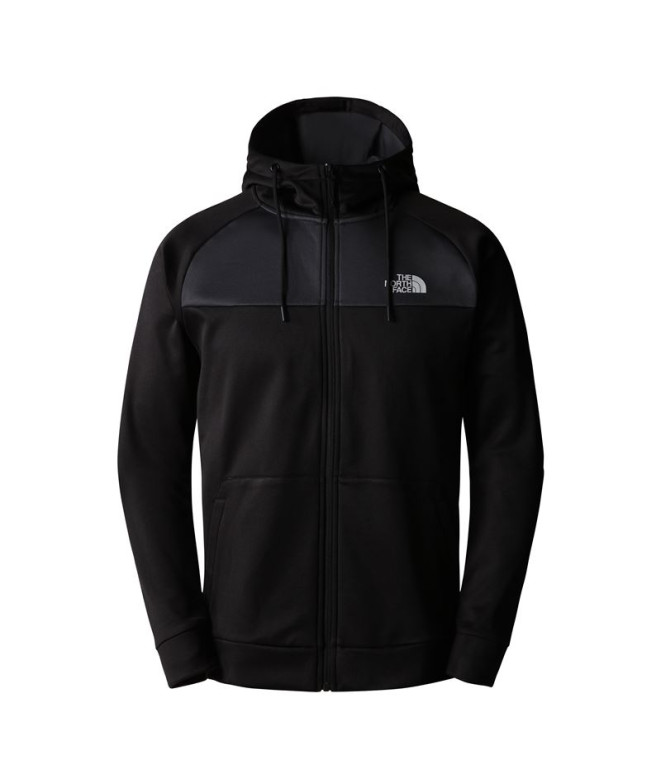 Moletom The North Face Reaxion Fleece F/Z Preto Homem