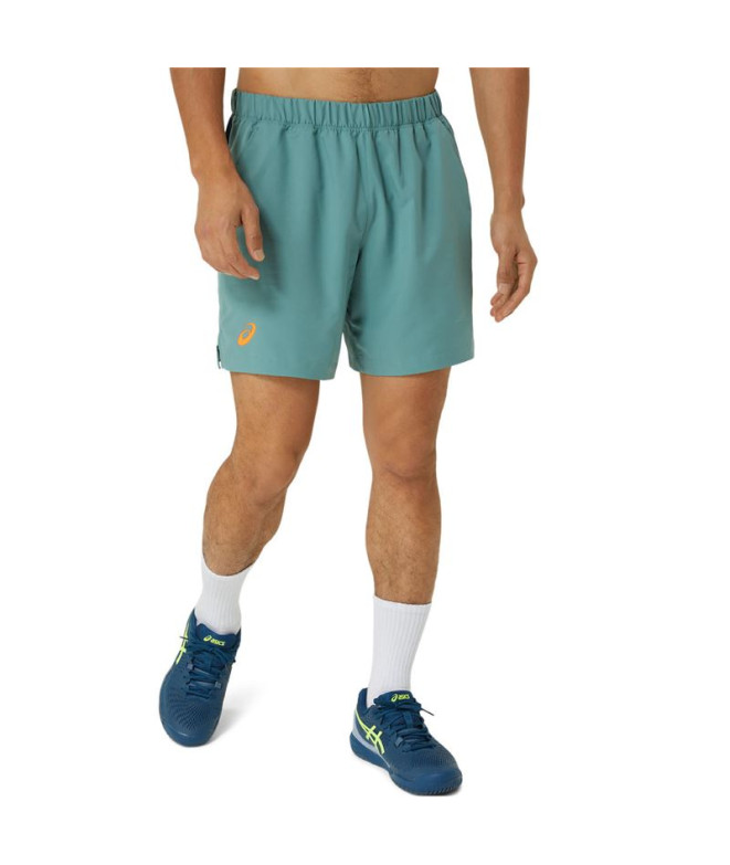 Calça Tênis Court Homem Calções de ASICS 7In Short Green