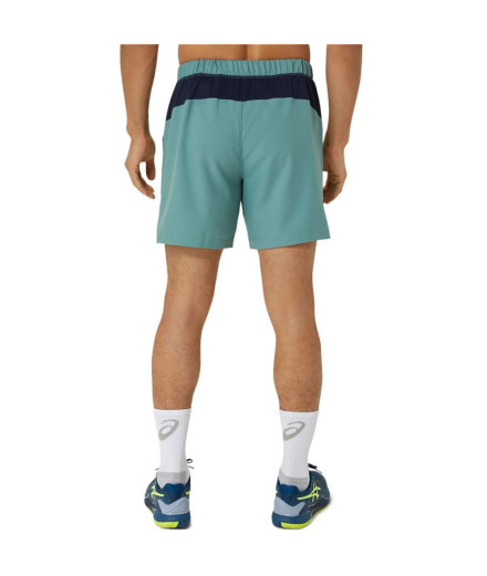 Pantalons Tennis Court Homme Short de ASICS 7In Short Vert 2