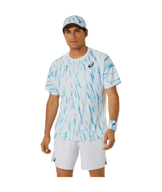 Camiseta de Tenis ASICS Game Ss Top Hombre Blanco