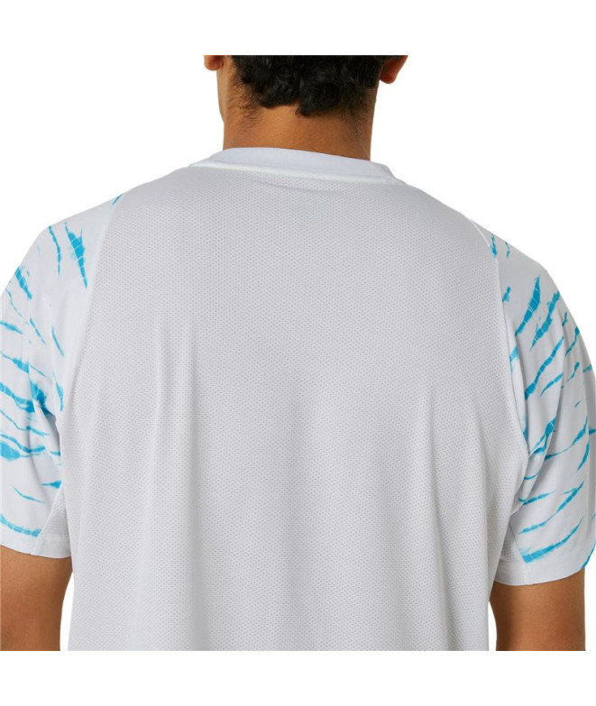 Camiseta de Tenis ASICS Game Ss Top Hombre Blanco