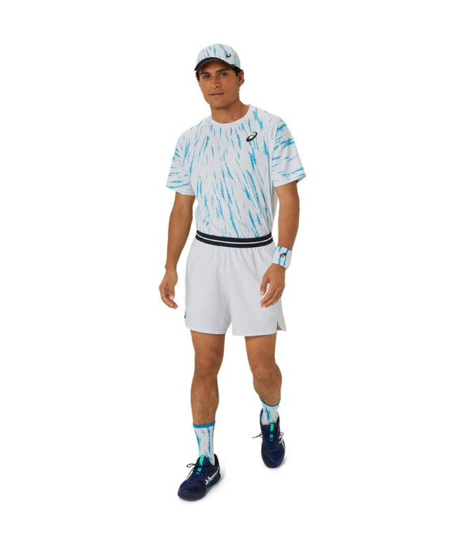 Camiseta de Tênis ASICS Game Ss Top Homem Branco