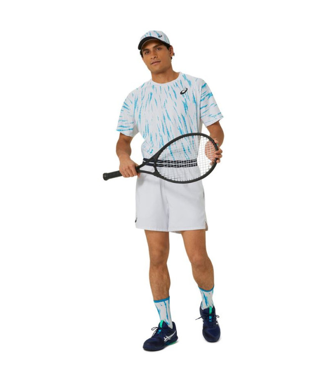 Camiseta de Tenis ASICS Game Ss Top Hombre Blanco