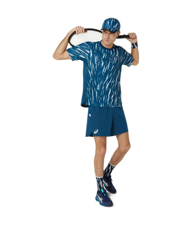 Camiseta Tênis Top Homem por ASICS Game Ss Azul