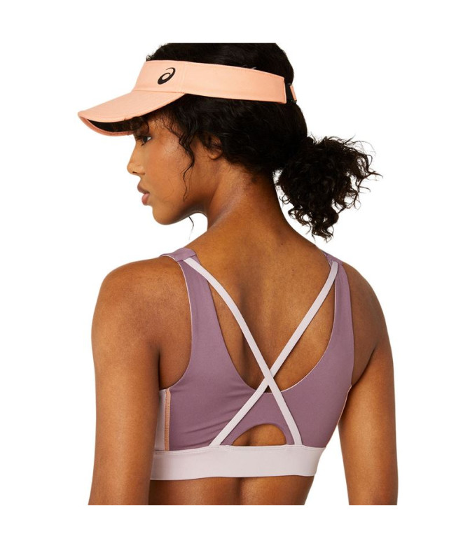 Sujetador Deportivo de Tenis ASICS Bra Mujer Rosa